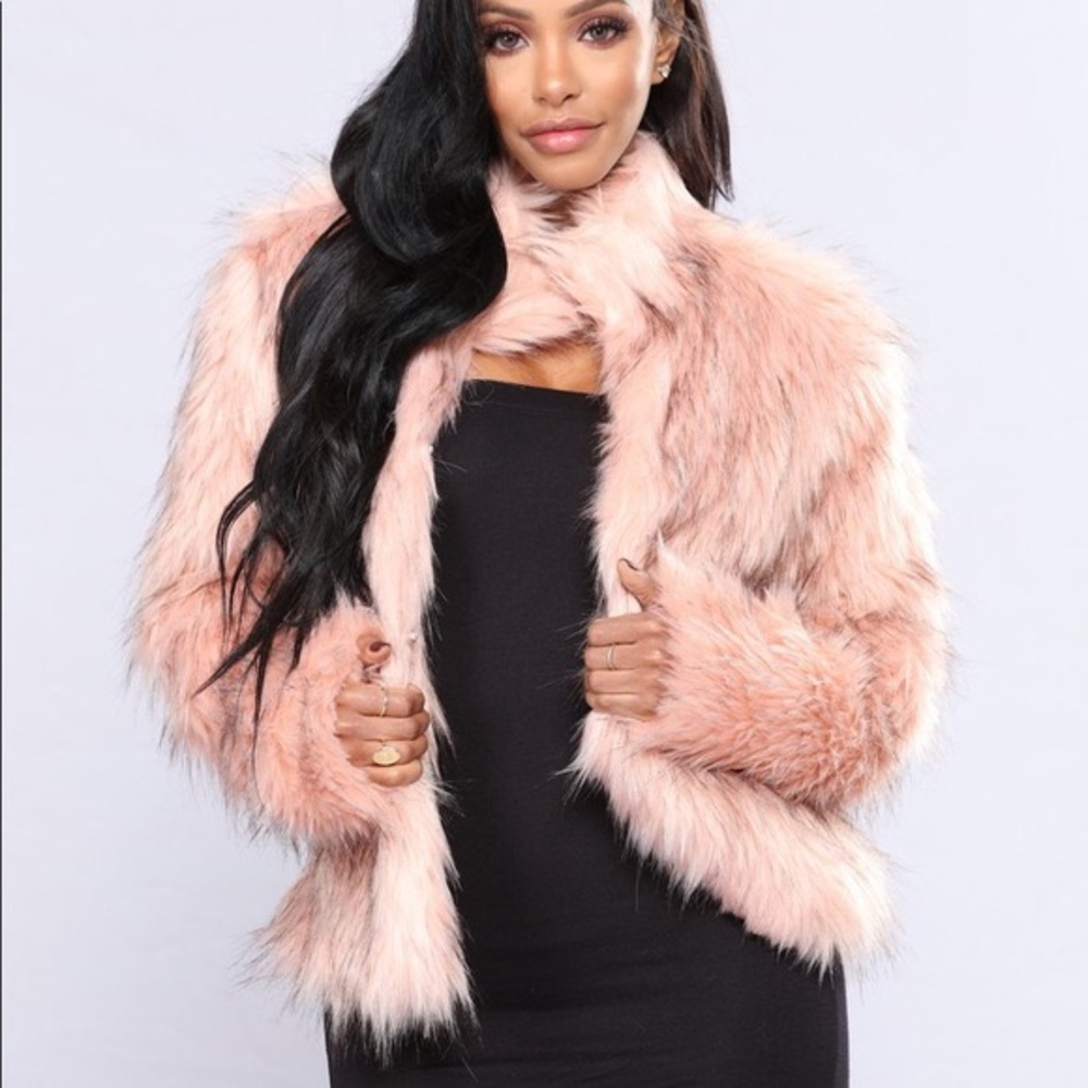 Pink Fur Coat Fashion Nova